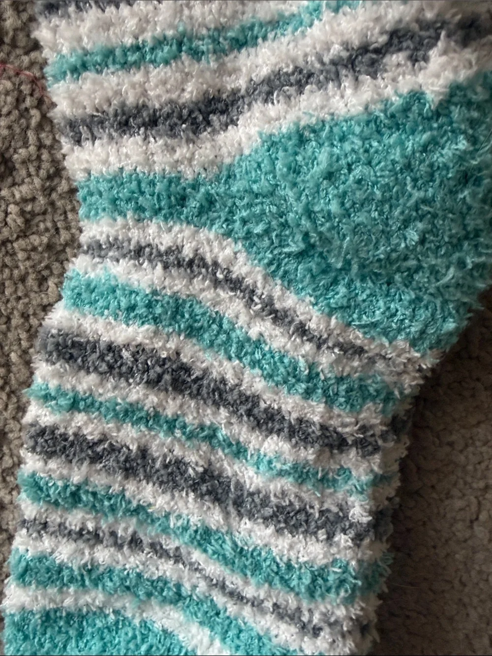 Snugadoo Women's Cozy Striped Fuzzy Socks!